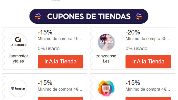 cupones shopee
