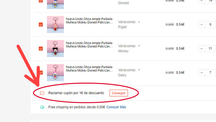 cupones shopee